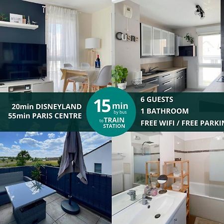 Le Chanteloupien - Appartement Pour 6 Proche Disneyland Paris 外观 照片